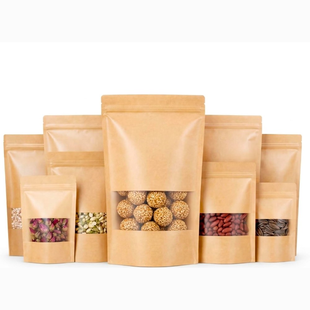 BROWN KRAFT PAPER WITH WINDOW - image 1